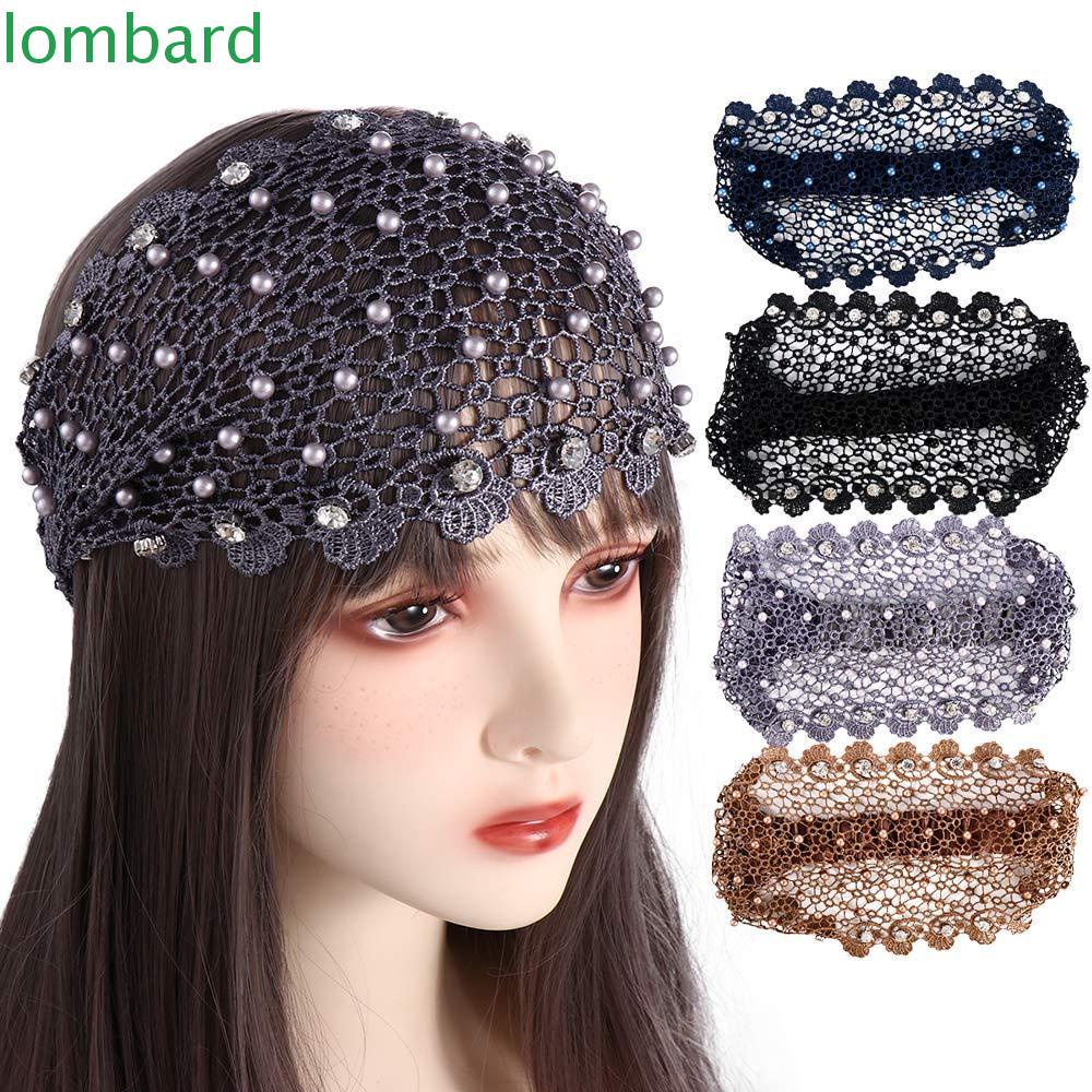 LOMBARD Băng Đô Đính Đá Thời Trang Hàn Quốc Dành Cho Nữ