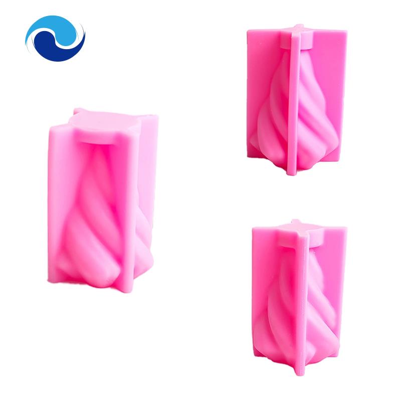 Khuôn Silicone Làm Nến Thơm Hình Nón Dạng Xoay DIY