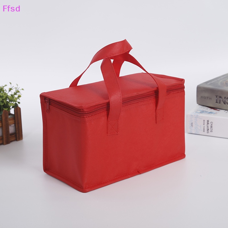 {Ffsd} Túi Đựng Đồ Ăn Trưa Cách Nhiệt Nhỏ Gọn Có Khóa Kéo Cho Hoạt Động Ngoài Trời