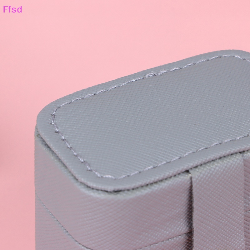 1 Hộp Đựng Trang Sức Mini Bằng Da PU Tiện Dụng