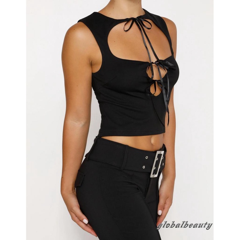 Áo Croptop Sát Nách Màu Sắc Thời Trang Mùa Hè Cho Nữ