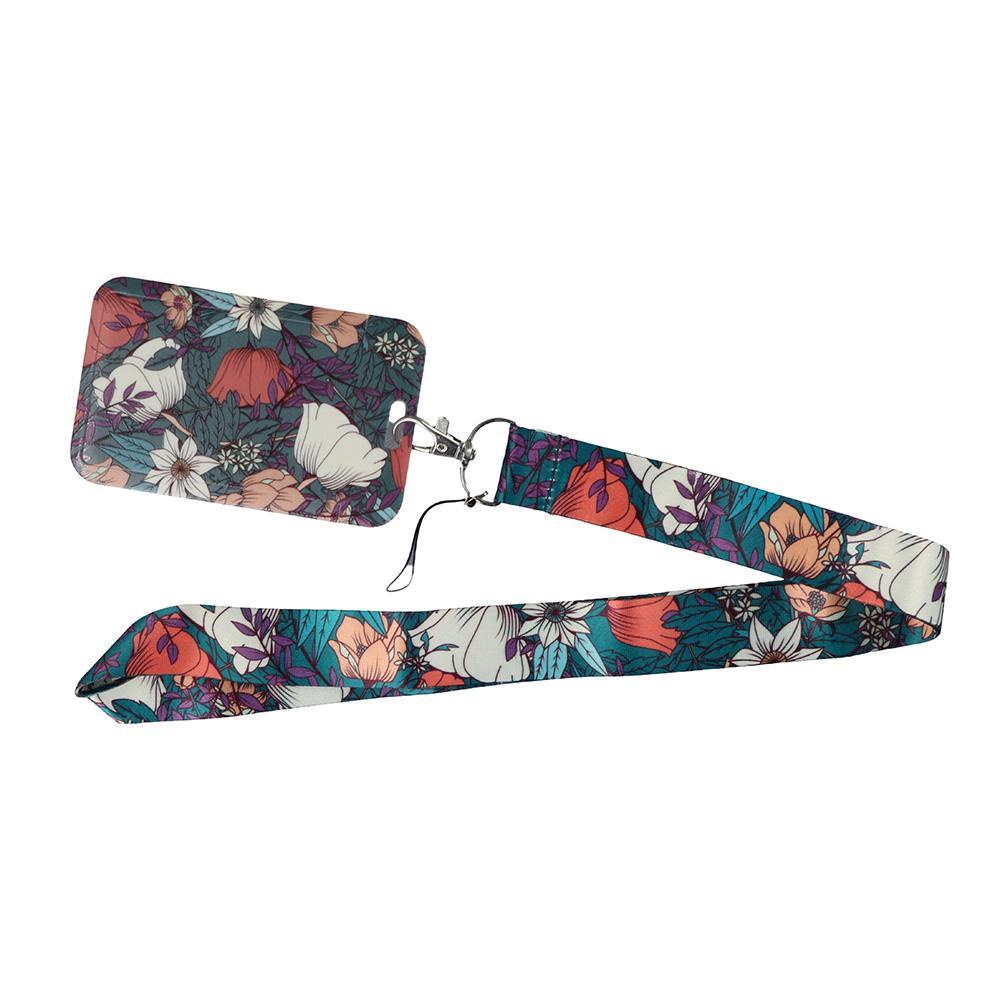 CHOOKEY Dây Kẹp Thẻ ID Bằng Kim Loại Hình Hoa Hồng Dễ Thương Cuộn Dây Huy Hiệu Dùng Trang Trí Văn Phòng