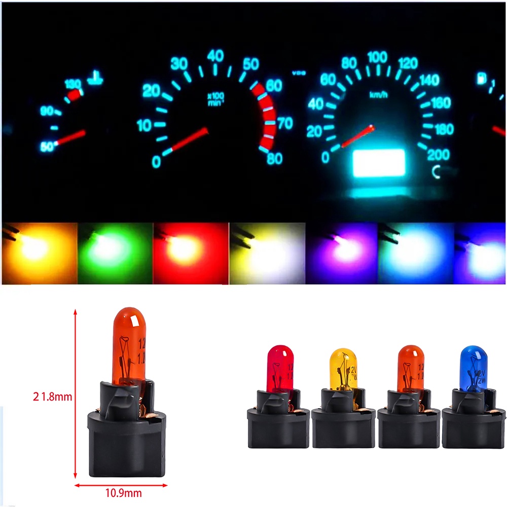 Bộ 10 Đèn LED T5 SMD Chuyên Dụng Cho Nội Thất Xe Hơi