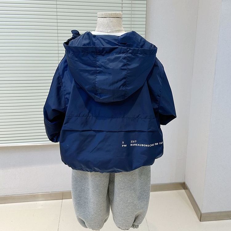 Áo Khoác Gió Có Khóa Kéo Phong Cách Hàn Quốc Thời Trang Xuân Thu 2023 Mới Cho Bé Trai