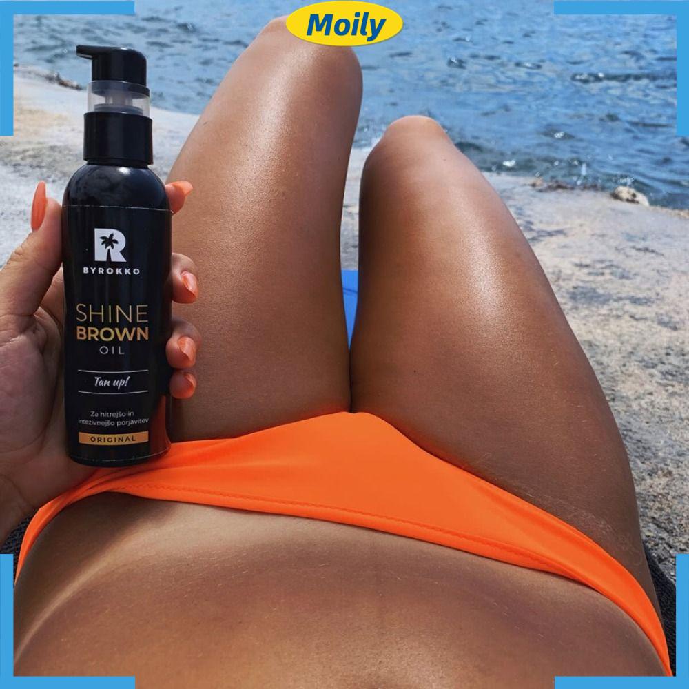 MOILYVN Dầu Nâu Sáng Bóng Tự Làm Tăng Tốc Chống Nắng Lâu Trôi Cao Cấp Cho Nam Nữ Hoạt Động Ngoài Trời