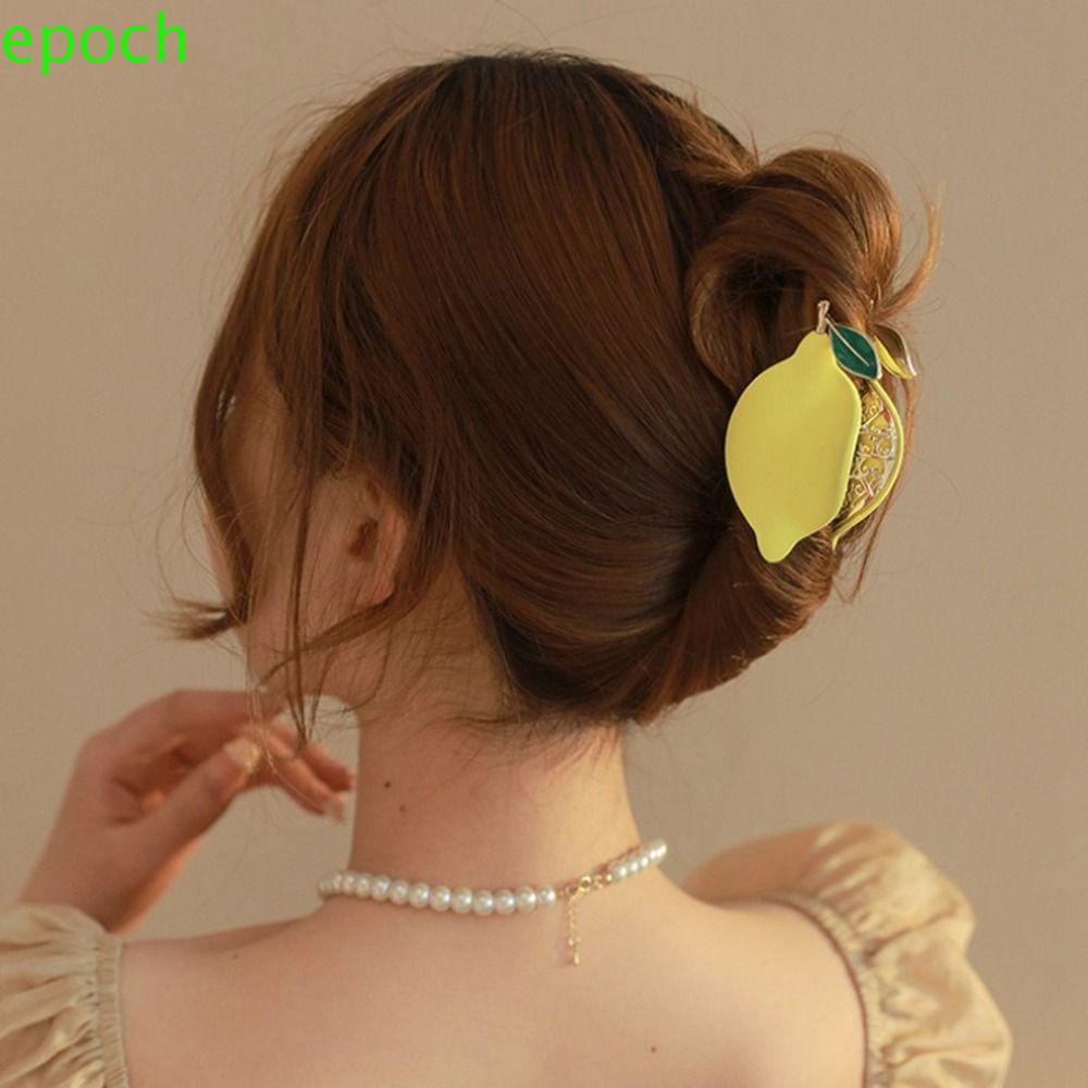 EPOCH Kẹp Tóc Hình Trái Cây / Cá Mập Nhỏ Xinh Thanh Lịch Cho Nữ