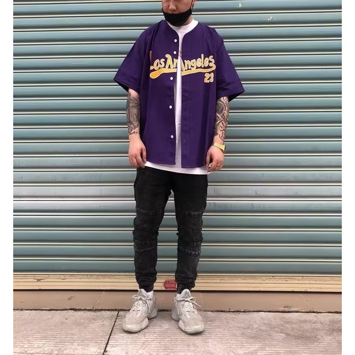 Áo Thun Ngắn Tay Phong Cách Hip Hop Đường Phố Mỹ Los Angeles New York Thời Trang Mùa Hè Cho Nam Và Nữ