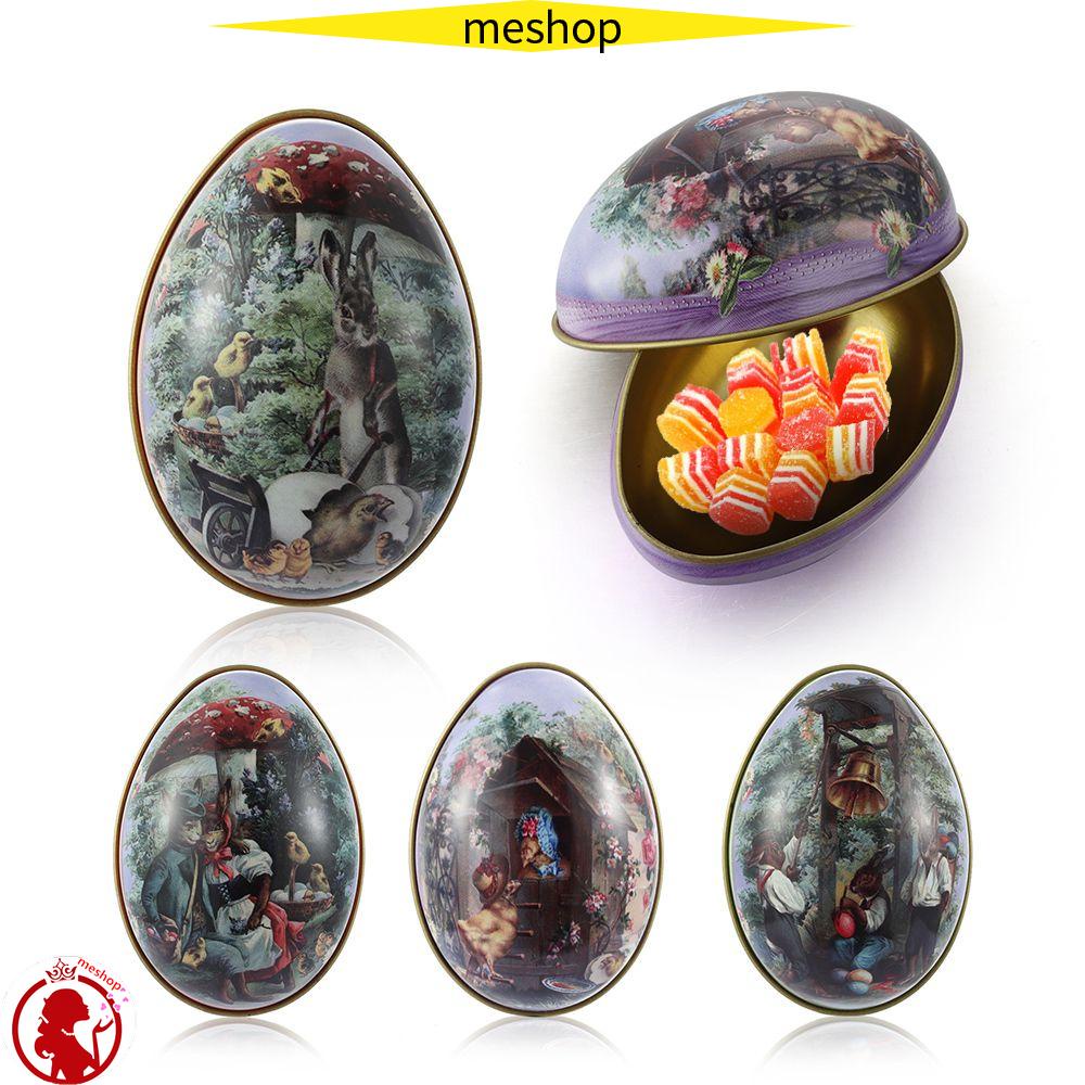 ME Hộp Thiếc Đựng Kẹo Hình Quả Trứng Ốp