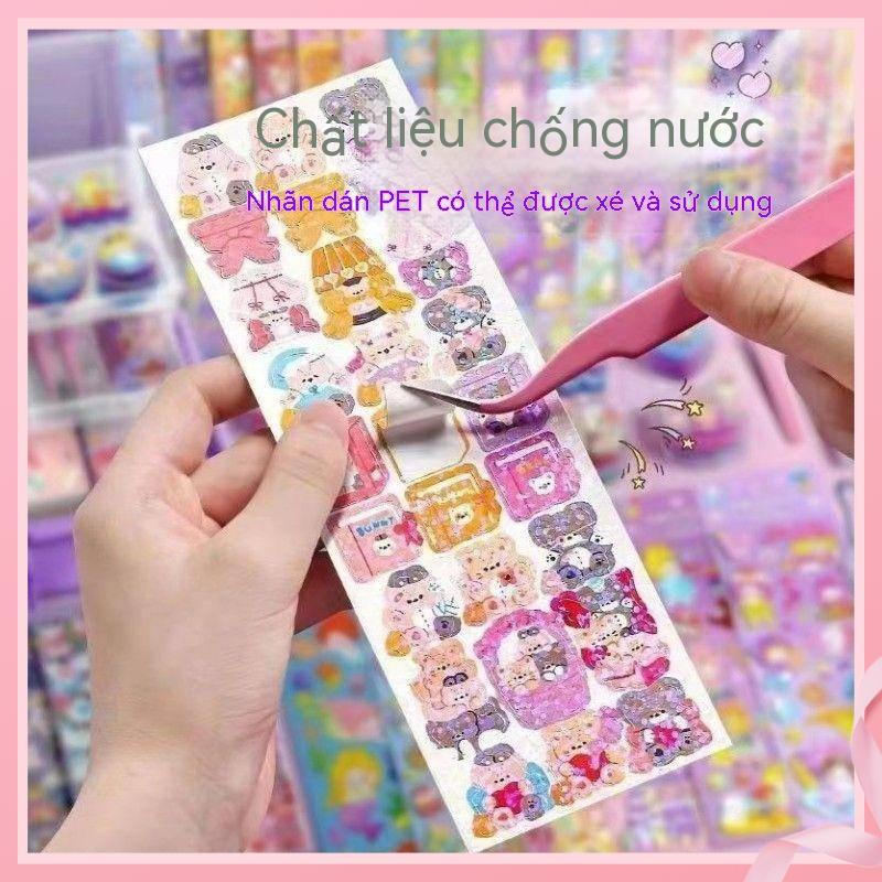 Set 200 Hình Dán Thẻ Cuckoo Laser Dễ Thương Phong Cách Hàn Quốc Dùng Làm Quà Tặng