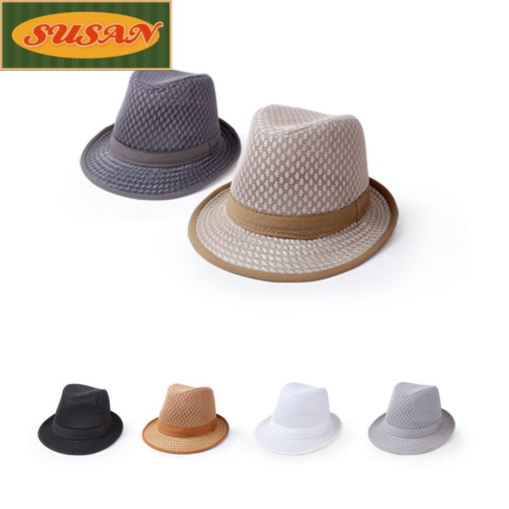 SUSANS Nón Tai Bèo Phối Lưới Thoáng Khí Thời Trang Đi Biển