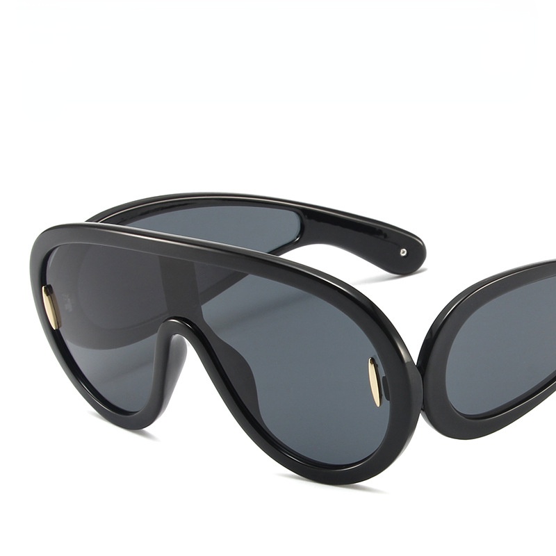 Kính Mát Gọng Vuông Kim Loại Thời Trang Cho Nam Nữ