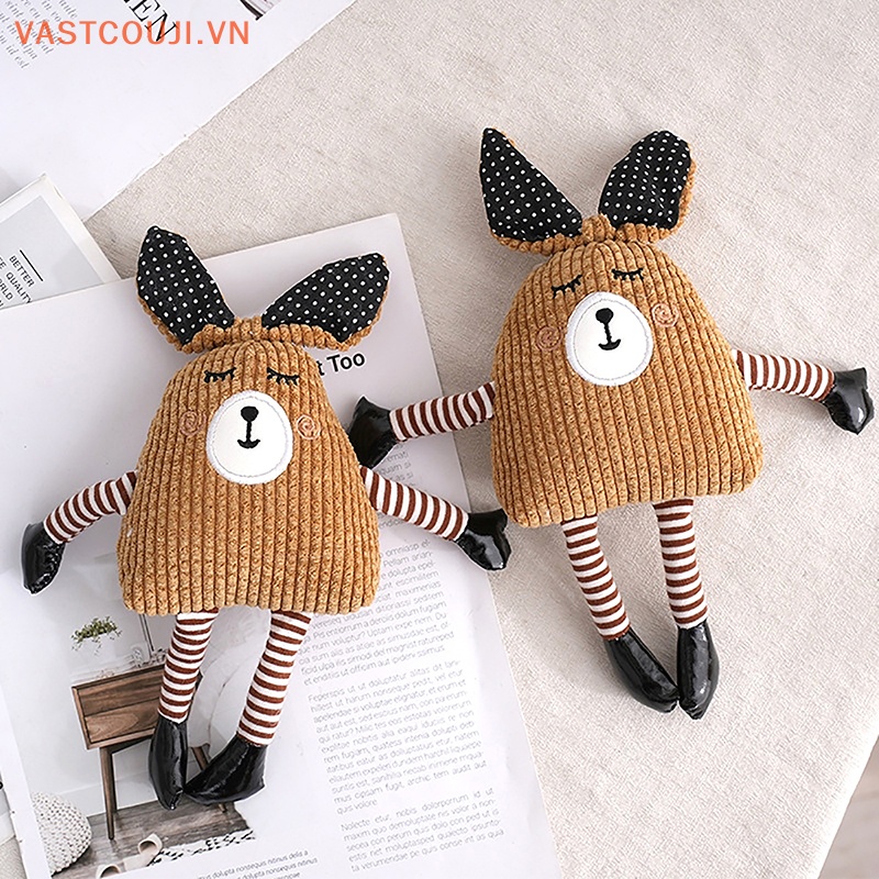 Móc Khóa Hình Thỏ Nhồi Bông Xinh Xắn Dễ Thương