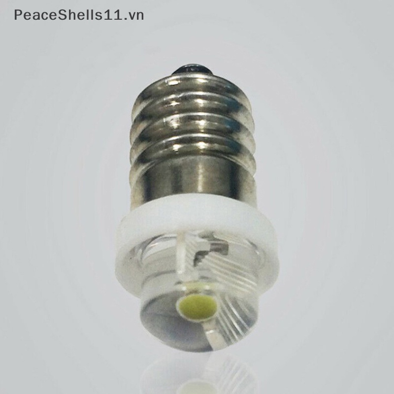 Bóng Đèn LED E10 Ánh Sáng Trắng 3 / 4.5 / 6V 0.5W 6000K Thay Thế Tiện Dụng