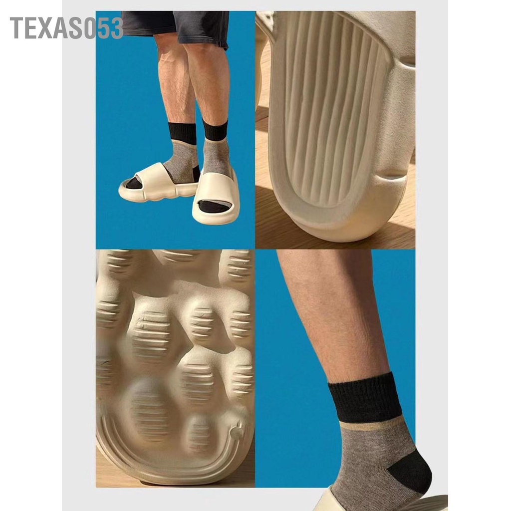 Texas053 Dép đi trong nhà nam khô nhanh Siêu mềm chống trượt Bouncy Shower Slide Sandal cho
