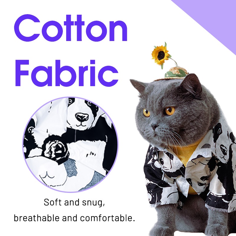 HamshMoc  Áo Mềm Nhẹ Thoáng Khí In Họa Tiết Hamsa Thời Trang Mùa Hè Cho Thú Cưng