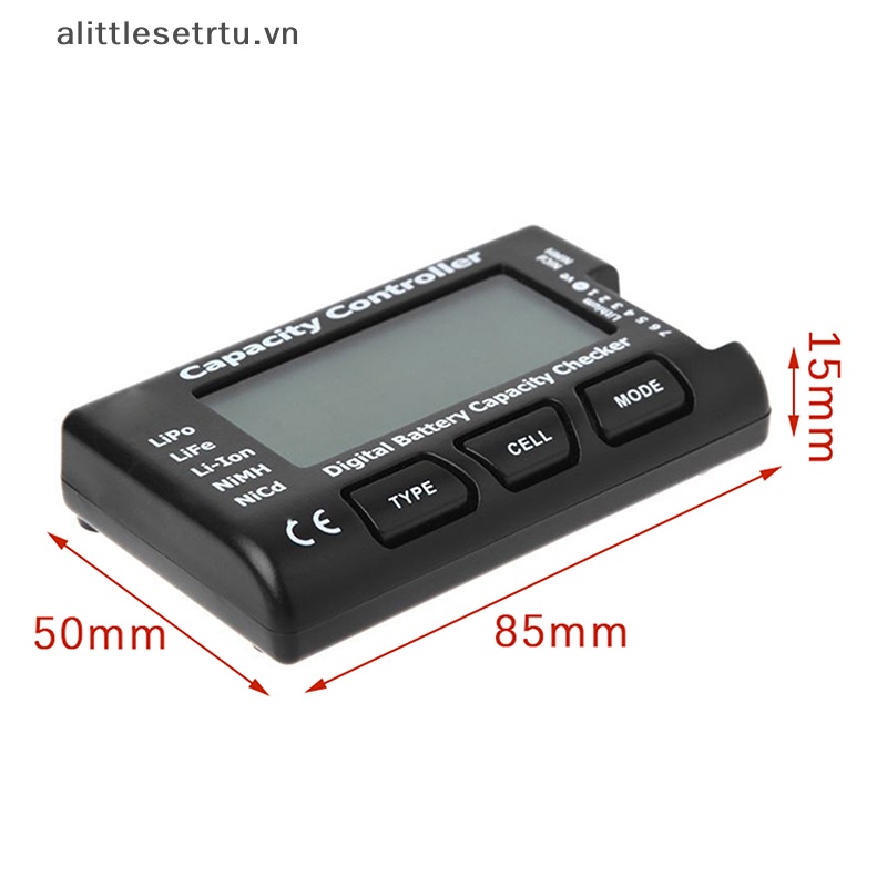 Thiết Bị Kiểm Tra Điện Áp Kỹ Thuật Số 7 Số Cho LiPo Life Li-ion NiMH Nicd Cell Meter VN