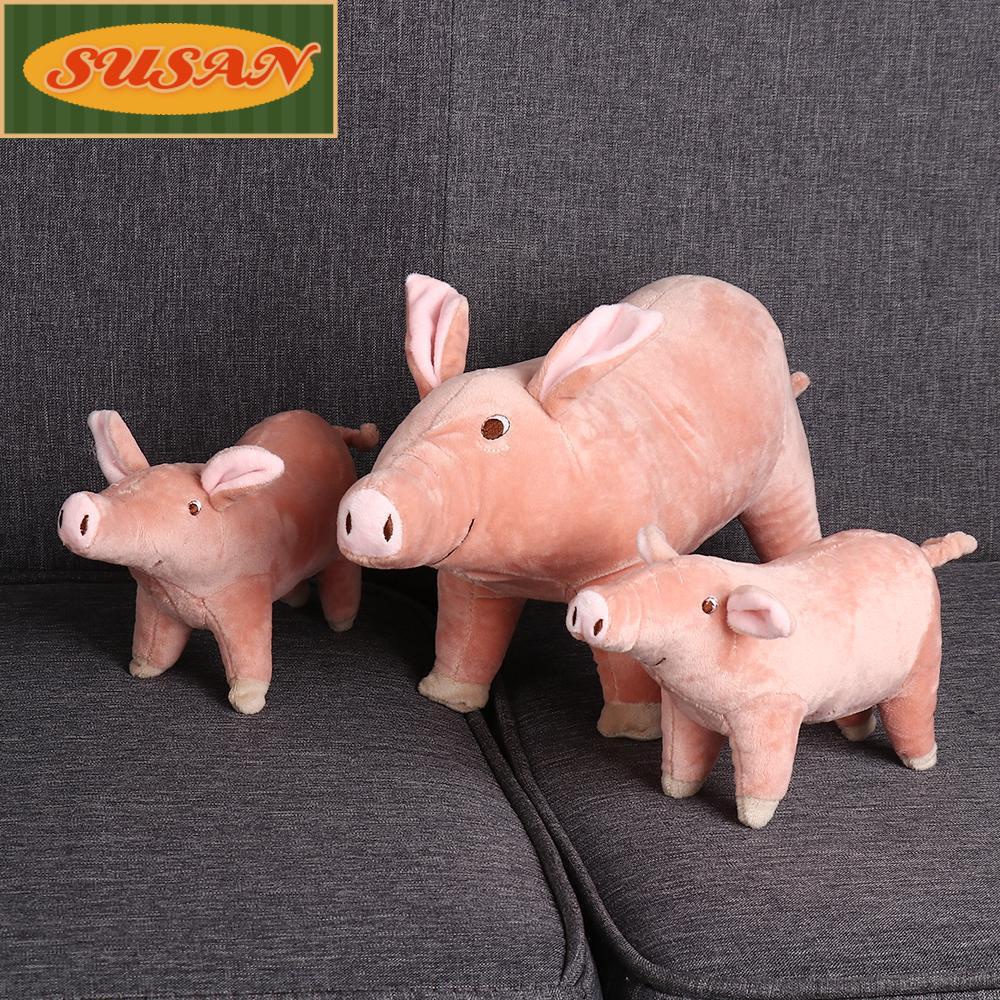 SUSANS Thú Nhồi Bông Hình Chú Heo Đáng Yêu Mềm Mại 25-45cm