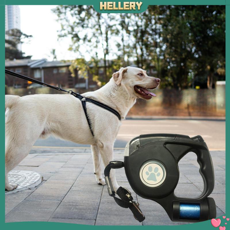 Dây Dắt Thú Cưng Đi Dạo Có Đèn Và Túi Đựng Rác 15ft