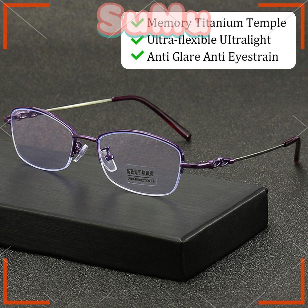 SUMU Kính Đọc Sách Chống Ánh Sáng Xanh Kiểu Dáng Đơn Giản Phong Cách Vintage