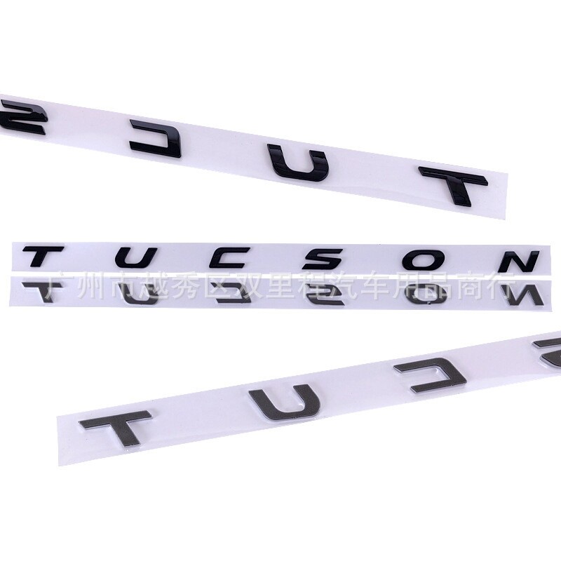 Miếng Dán In Chữ Trang Trí Mui Xe Hơi Hyundai TUCSON KIA SORENTO SPORTAGE