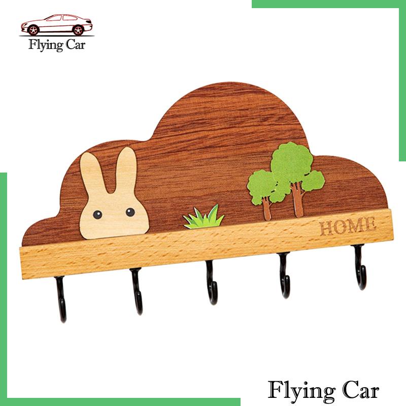 Móc Treo Chìa Khóa Gắn Tường Thiết Kế Dễ Thương Trang Trí Nhà Cửa