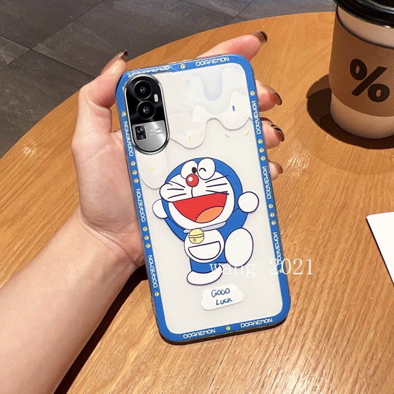 Ốp Điện Thoại Silicone Mềm Trong Suốt Siêu Nhẹ In Hình Doraemon Cho OPPO Reno 10 Pro + Plus 5G Reno 10 Reno 10 Pro + 2023