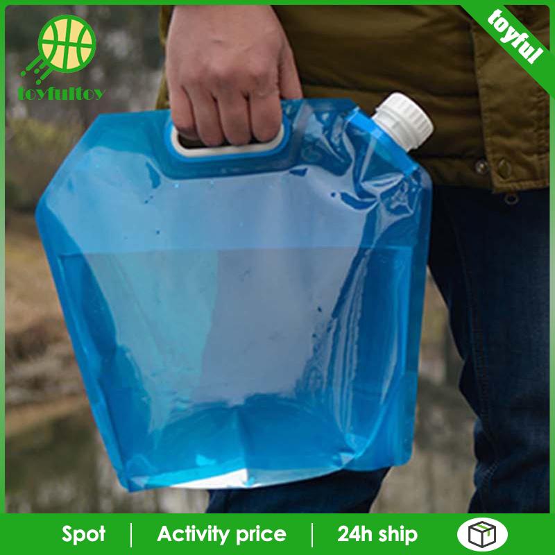 Xô Đựng Nước Có Nắp Đậy Và Túi Đựng Nước Có Thể Xếp Gọn Dùng Khi Lái Xe / Tắm