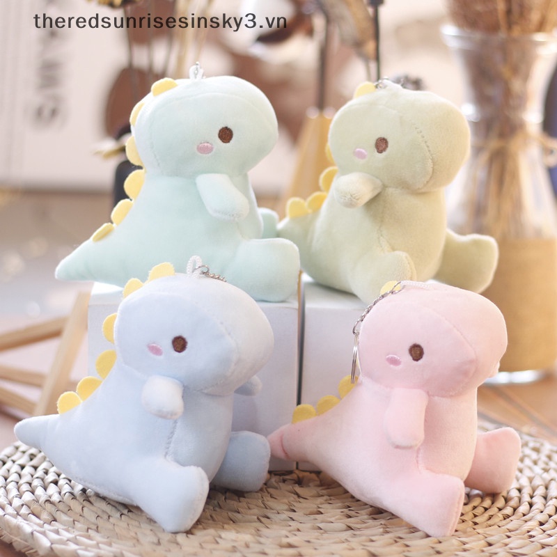 1 Móc Khóa Khủng Long Nhồi Bông Đáng Yêu 12cm