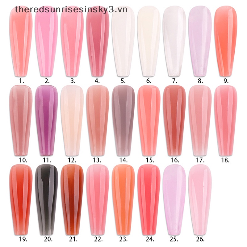 Gel Poly Acrylic Trong Suốt Nối Dài Móng Tay Nhanh Chóng 15ml