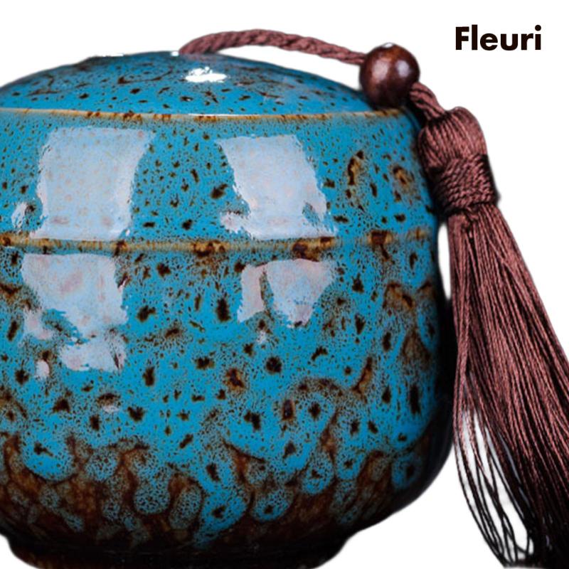 Hộp Đựng Trà Bằng Gốm Nhiều Ngăn Tiện Lợi