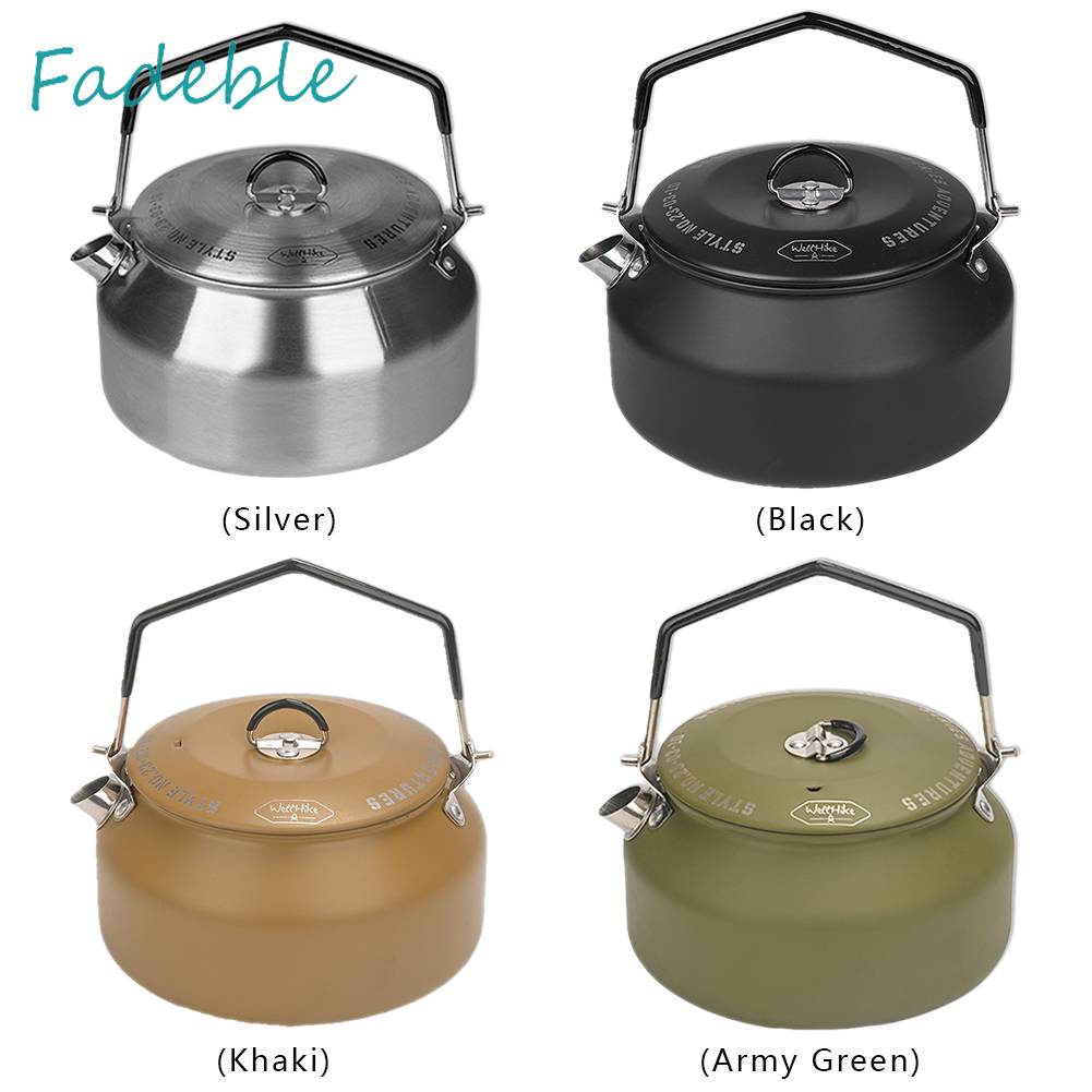 Ấm Đun Nước Mini 1L Có Tay Cầm Chống Bỏng Khi Đi Cắm Trại