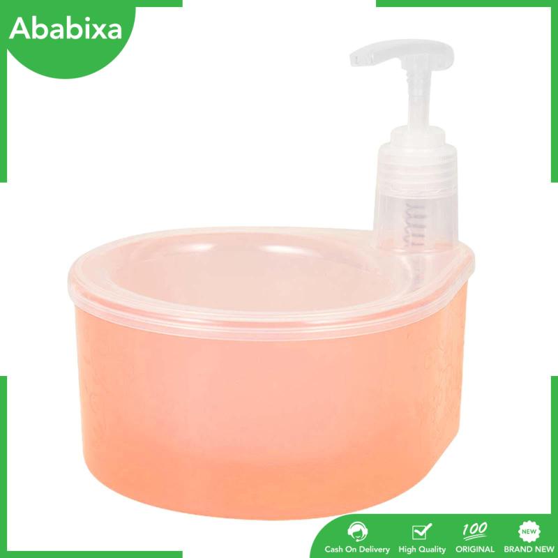 Bình Đựng Xà Phòng Dạng Lỏng 1000ml Kèm Giá Đỡ Xốp 2 Trong 1 Tiện Dụng Cho Khách Sạn / Quầ