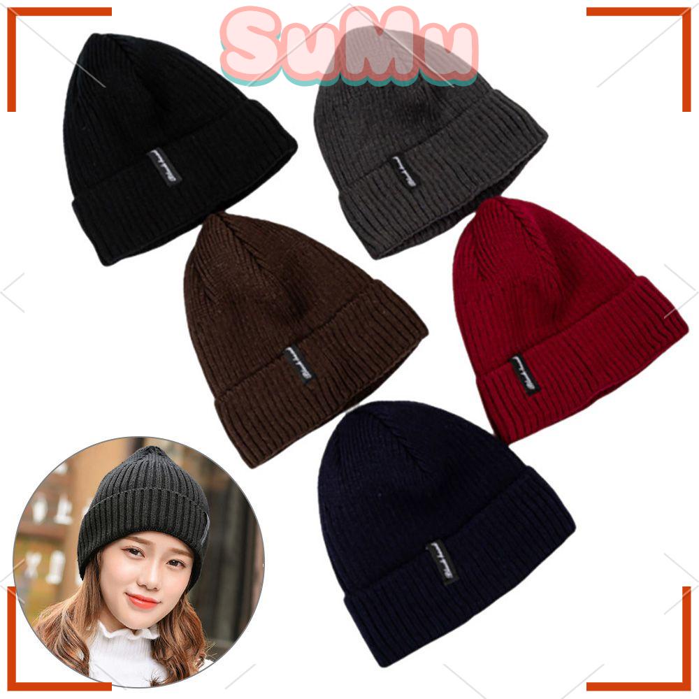 SUMU Mũ Len Dày Giữ Ấm Cho Nữ