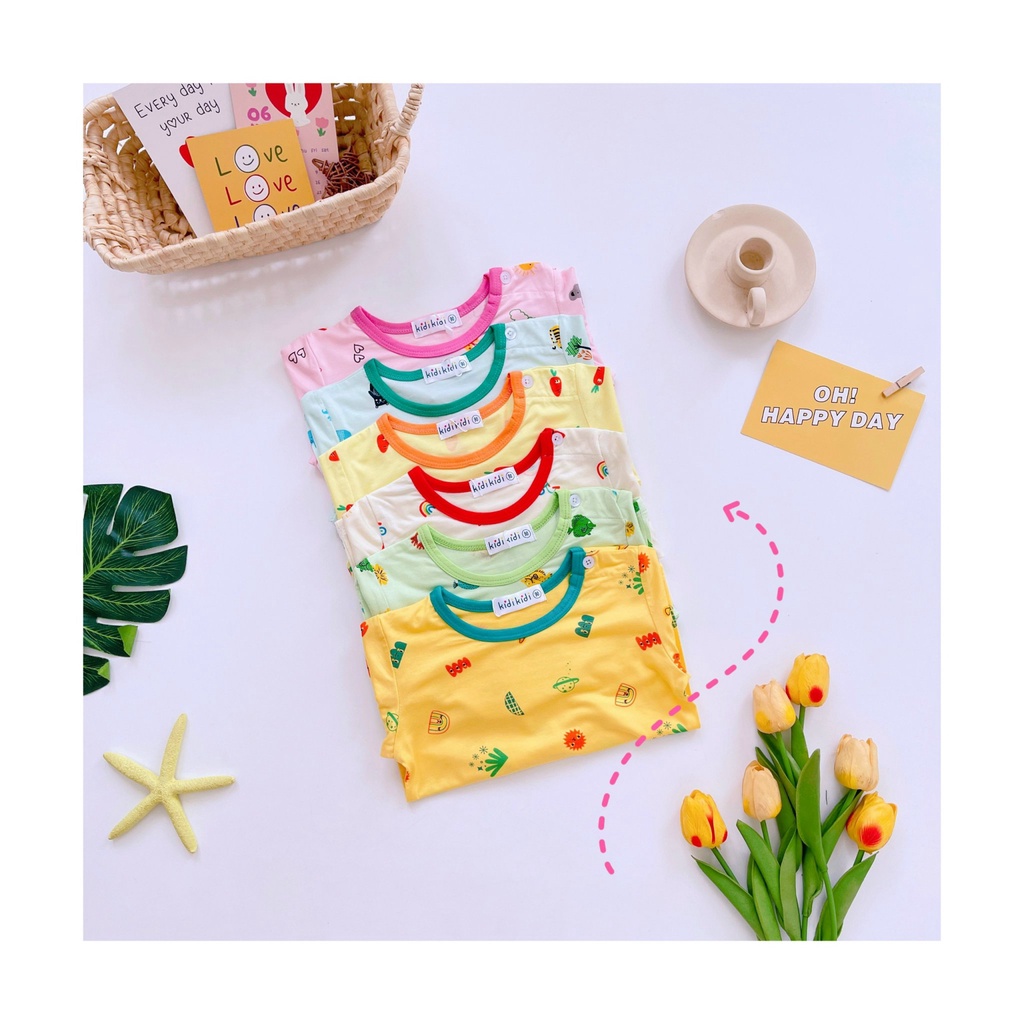 Bộ Thun Lạnh Dài Tay In Hình Họa Tiết Siêu Cưng _ TL9