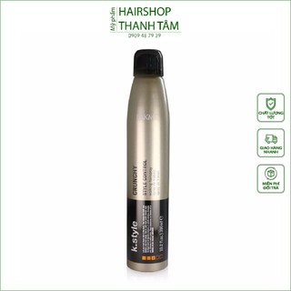 Gôm xịt tạo kiểu cứng K.Style Lakme Crunchy Style Control 300ml - chính hãng