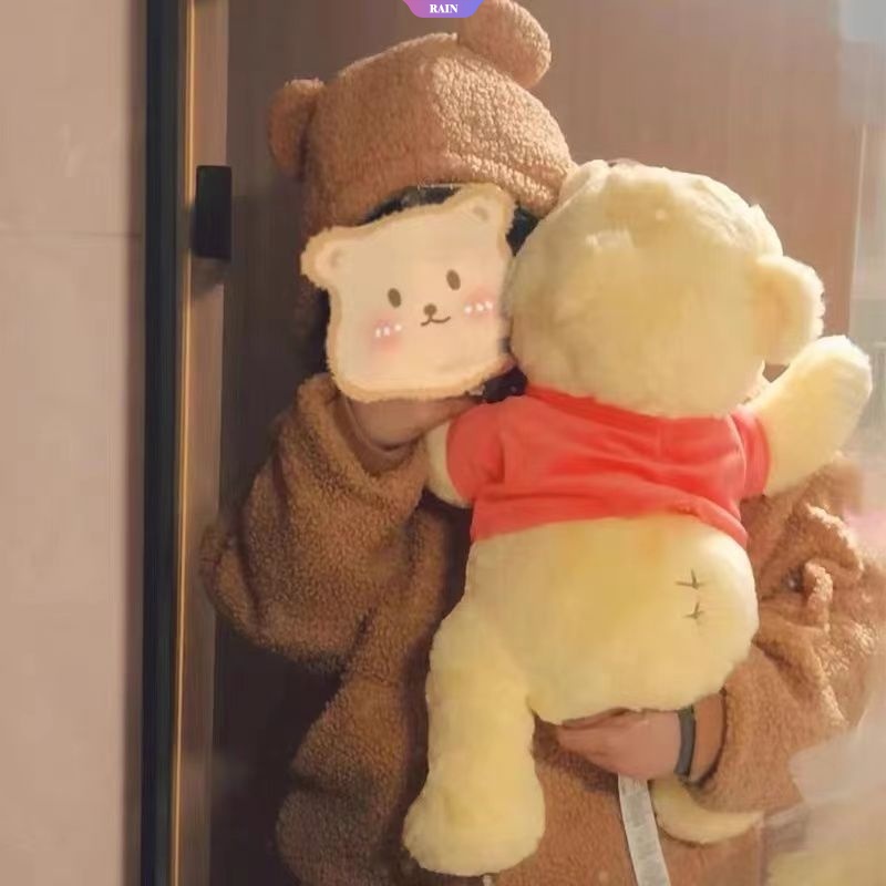 Gấu Pooh Nhồi Bông 45CM Bằng Cotton Dễ Thương Cho Bé Gái