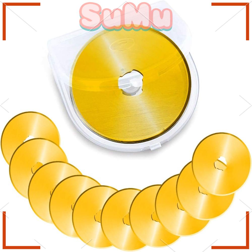 SUMU Set 10 Lưỡi Dao Nhựa SKS-7 45mm Thay Thế Cho Máy May