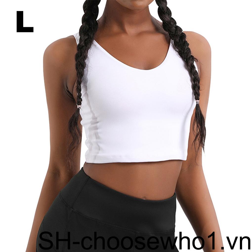 Áo Ngực Thể Thao Chống Sốc Thấm Hút Mồ Hôi Co Giãn Tốt Thích Hợp Chạy Bộ