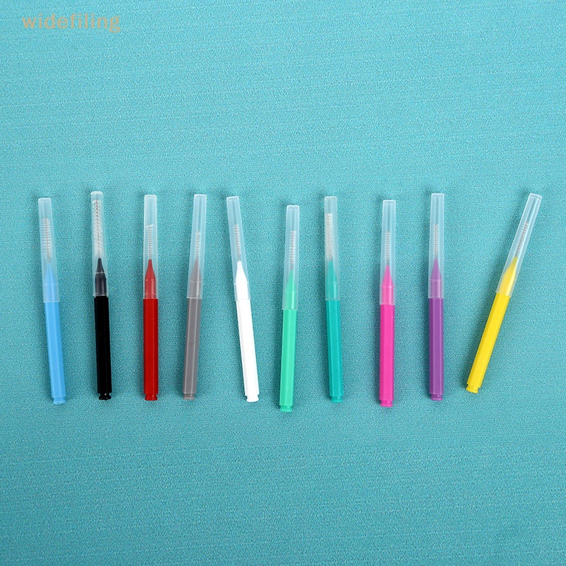 Set 10 Cọ Trang Điểm Lông Mi Tiện Dụng Chất Lượng Cao