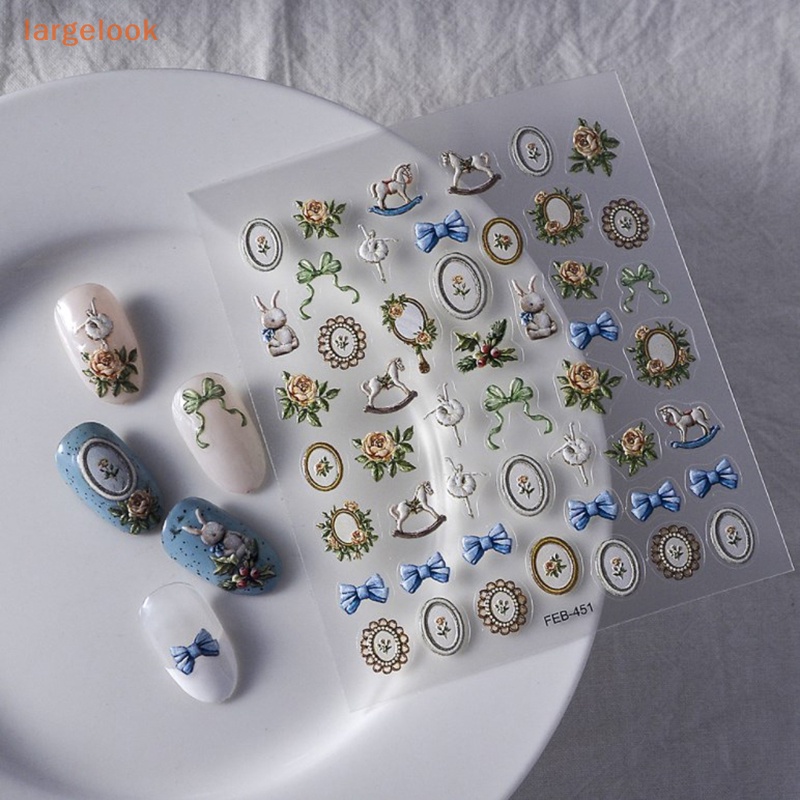 1 Tấm Hình Dán Móng Tay Phong Cách Bohemia