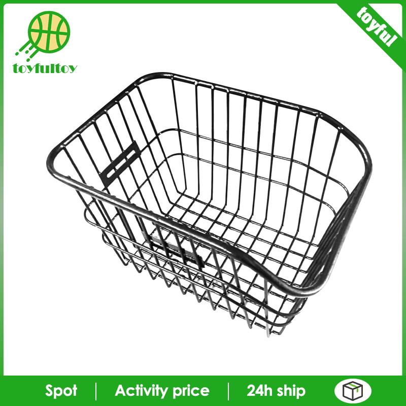 Giỏ Đựng Đồ Bằng Kim Loại Bền Chắc Có Thể Tháo Rời Gắn Phía Sau Xe Đạp