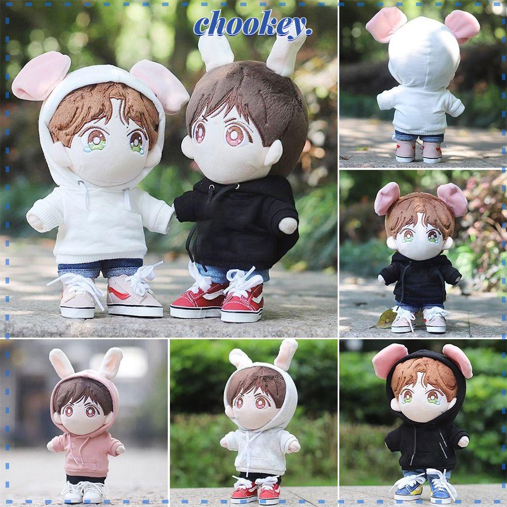 CHOOKEY 10 Mẫu Quần Áo Cho Búp Bê 20cm