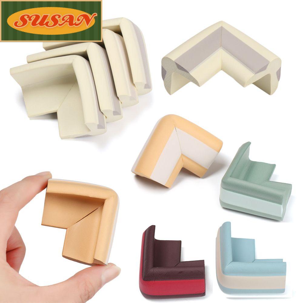 SUSANS Bộ 4 Miếng Bọc Cạnh Bàn Mềm Mại Chống Va Chạm Bảo Vệ An Toàn Cho Bé