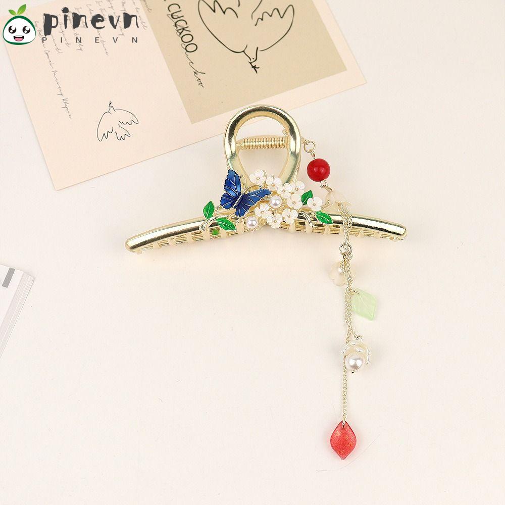 PINEVN Kẹp Tóc Tua Rua Bằng Kim Loại Thiết Kế Tinh Tế Chất Lượng Cao Cho Nữ