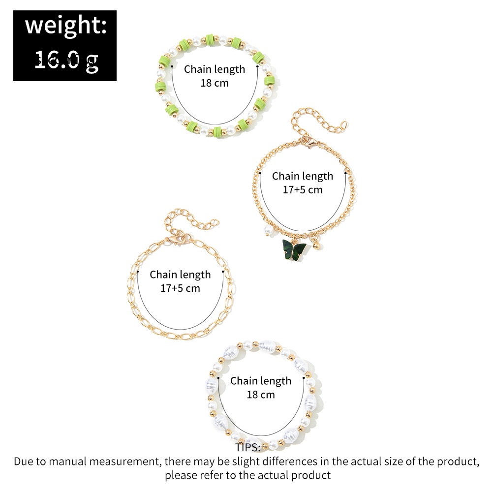 Áo Khoác SL SL Kiểu Dáng Trẻ Trung Năng Động| Vòng Tay Hạt Đất Sét polymer Nhiều Màu Hình Bướm