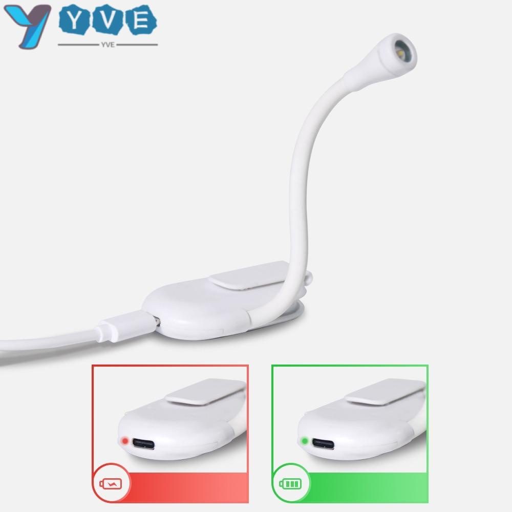 YVE Đèn Đọc Sách Dạng Kẹp Có Thể Điều Chỉnh Tiện Dụng