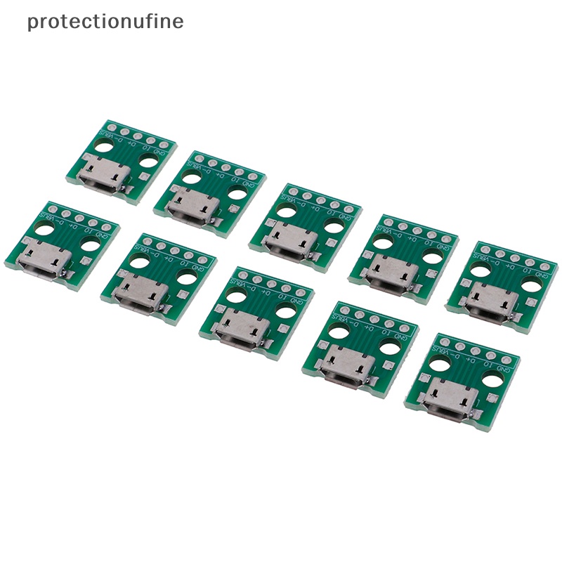 Set 10 Bảng Mạch Chuyển Đổi Cổng MICRO USB Sang DIP 5Pin PCB Chuyên Dụng