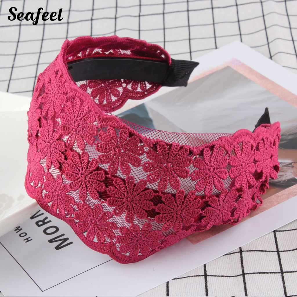 Sf_ Băng Đô Ren Hoa Rỗng Chống Biến Dạng Công Sở