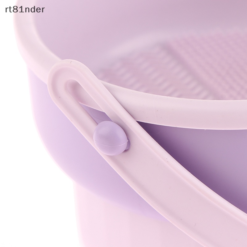 Dụng Cụ Vệ Sinh Cọ Trang Điểm Bằng Silicone Nhiều Màu Sắc