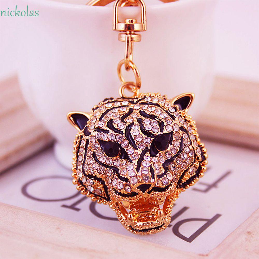 1 Móc Khóa Hình Đầu Báo Đính Đá Thời Trang